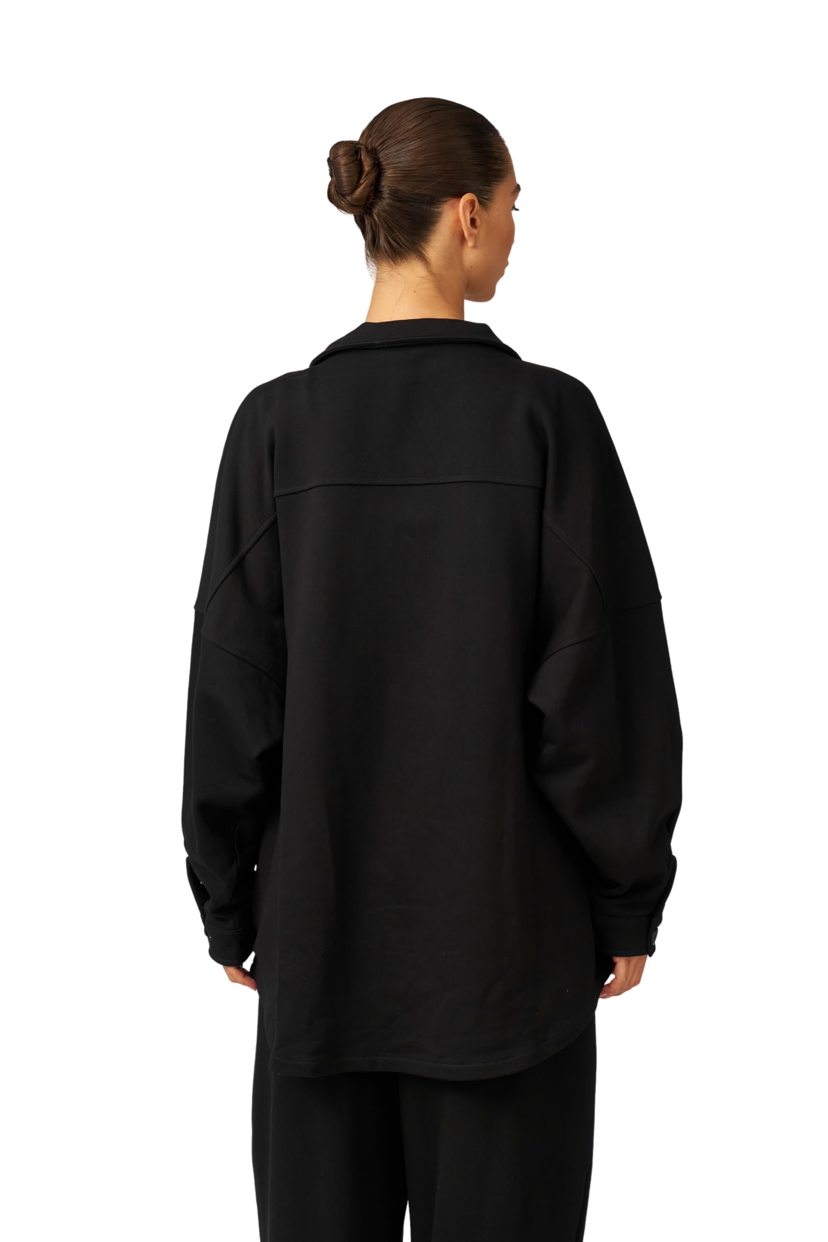 Gottex Beach Life Cozy Coast Airport Shacket - Front Button Closure, Collared, Oversized Fit, One Size Fits Most - Image 3