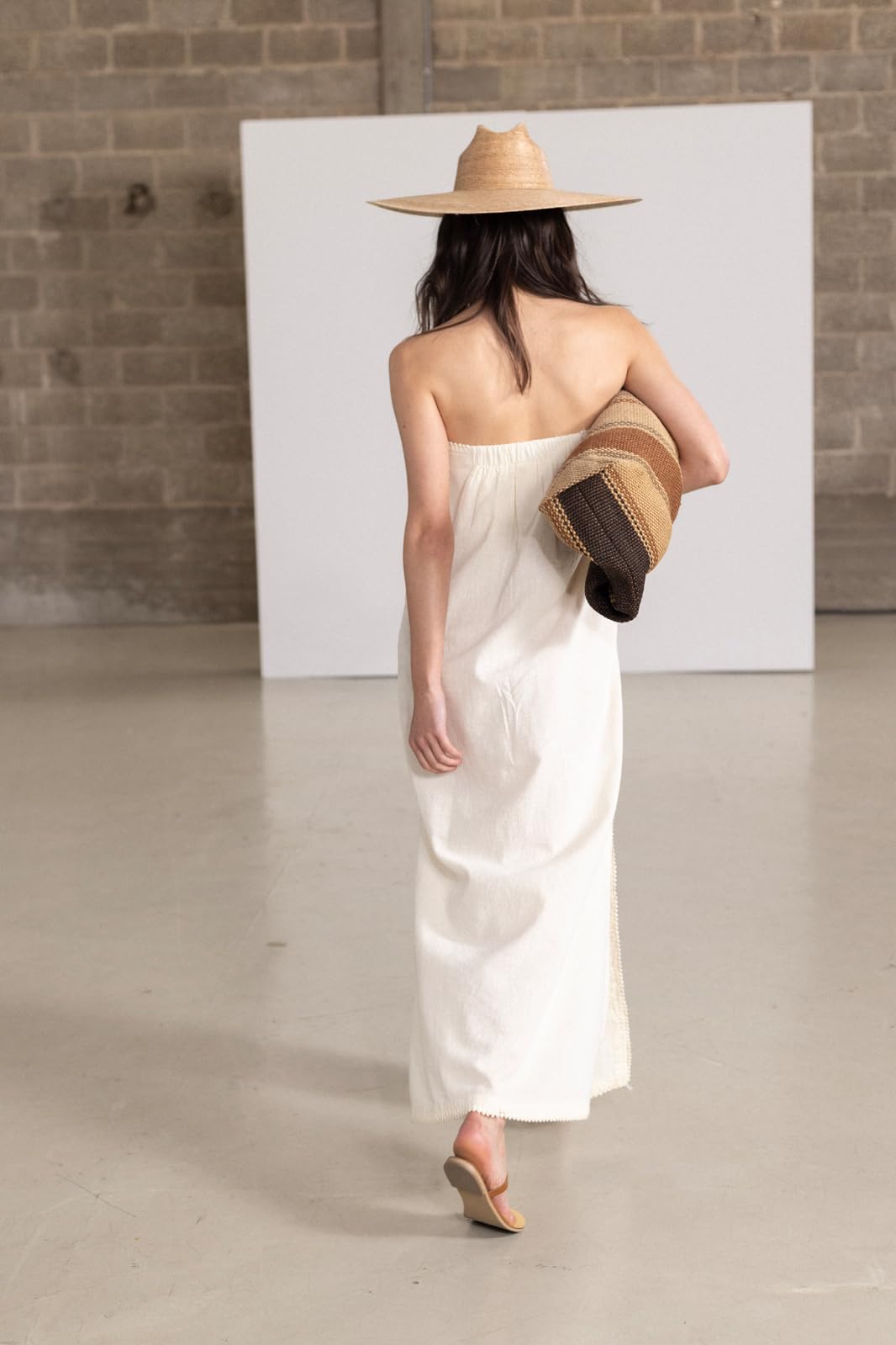 Gottex Beach Life Resort Bandeau Strapless Maxi Dress with Top Stitch Stylish Elegant and Versatile Swimsuit Women Coverup - Image 3