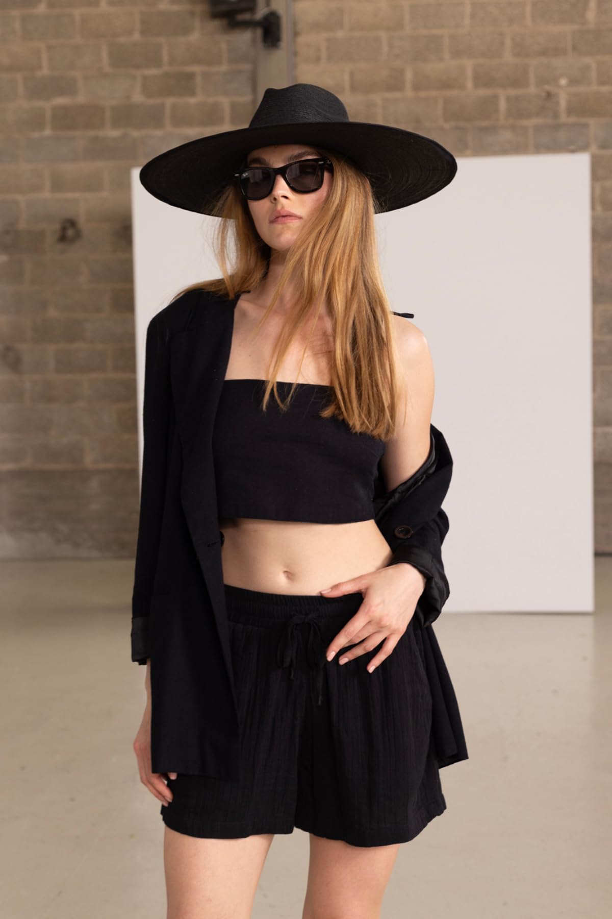 Gottex Beach Life Resort White Flowy Style Casual Drawstring Short Stylish & Elegant Summer Swimsuit Coverup for Women - Image 3