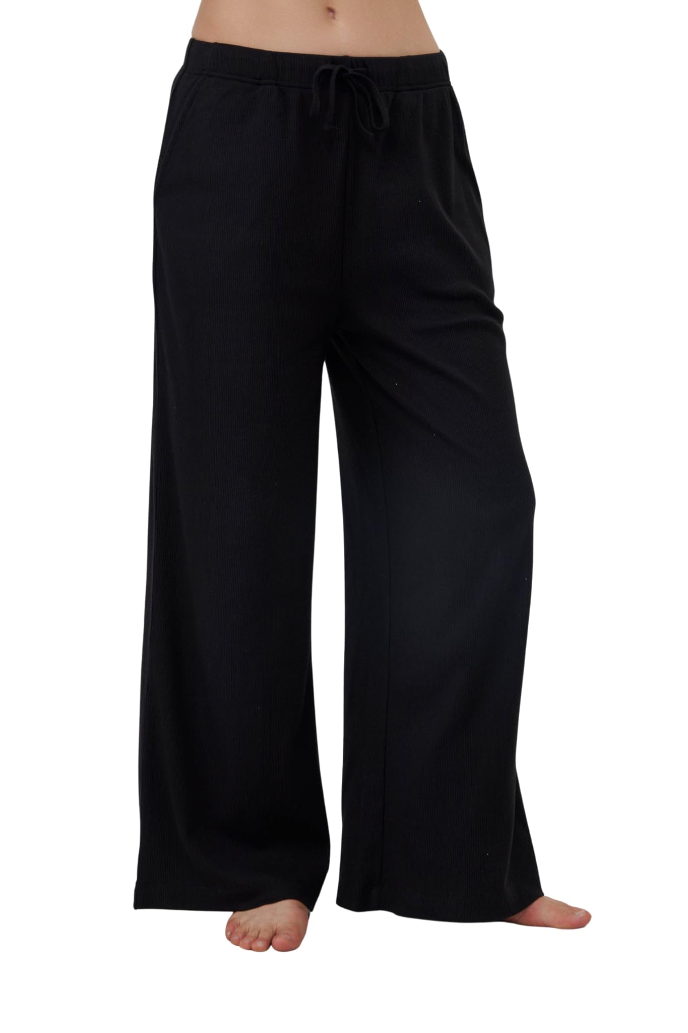 Gottex Beach Life Sandy Days Loungewear Bottoms - Elastic Drawstring Waist, Wide Leg, Mid-Rise, Tops Sold Separately - Image 4