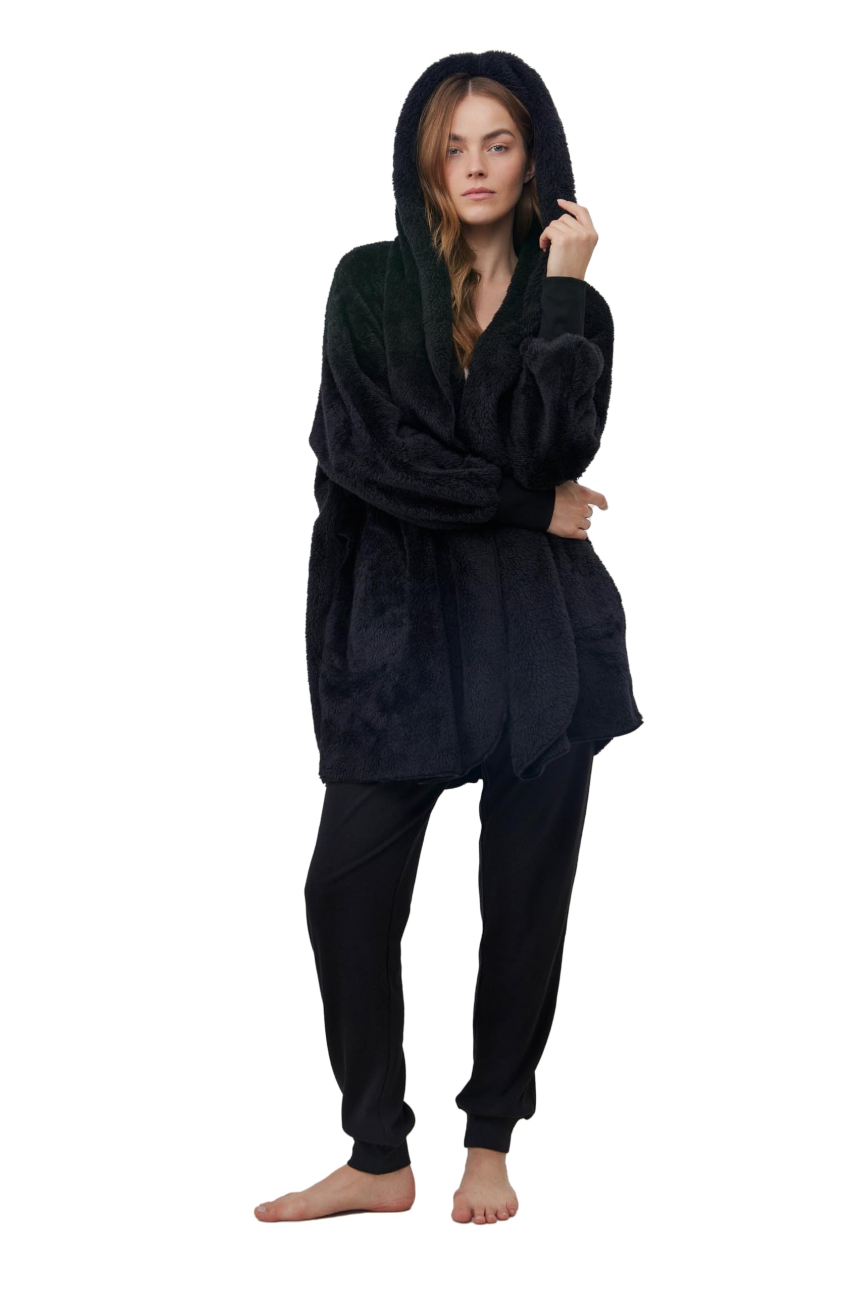 Gottex Beach Life The Cloud Hoodie Blanket One Size - Oversized fit, Hooded design, Side pockets, Open-front style - Image 4