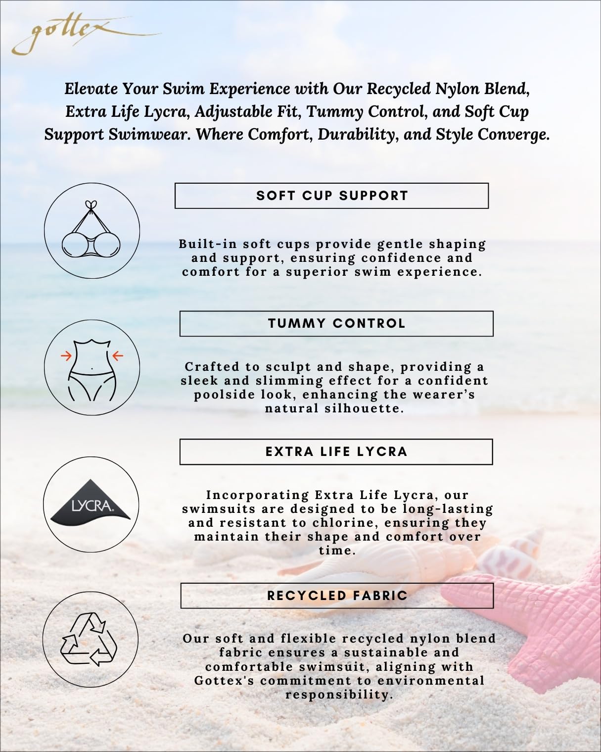 Gottex Day Dreamer Women’s Solid High Neck Halter One Piece Swimsuit with Soft Cups Fully Lined and Adjustable Sides - Image 5