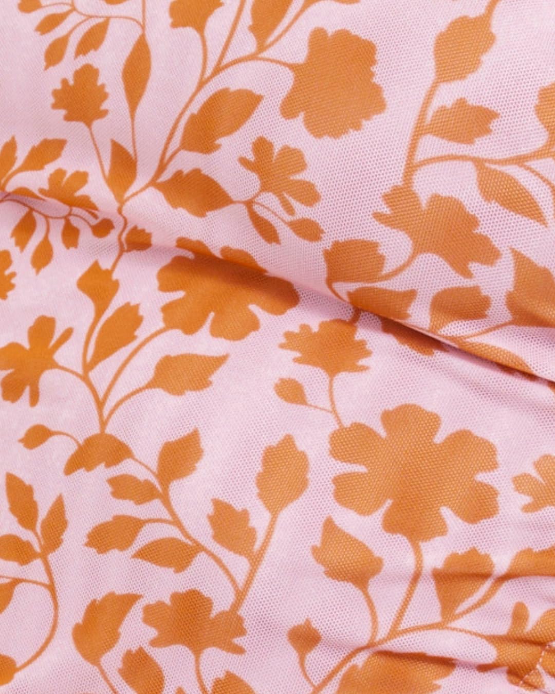 Gottex Flirtt Lolita Women’s Floral Pink Orange Bandeau Bikini Bathing Bra with Adjustable Straps Swim Essential - Image 6