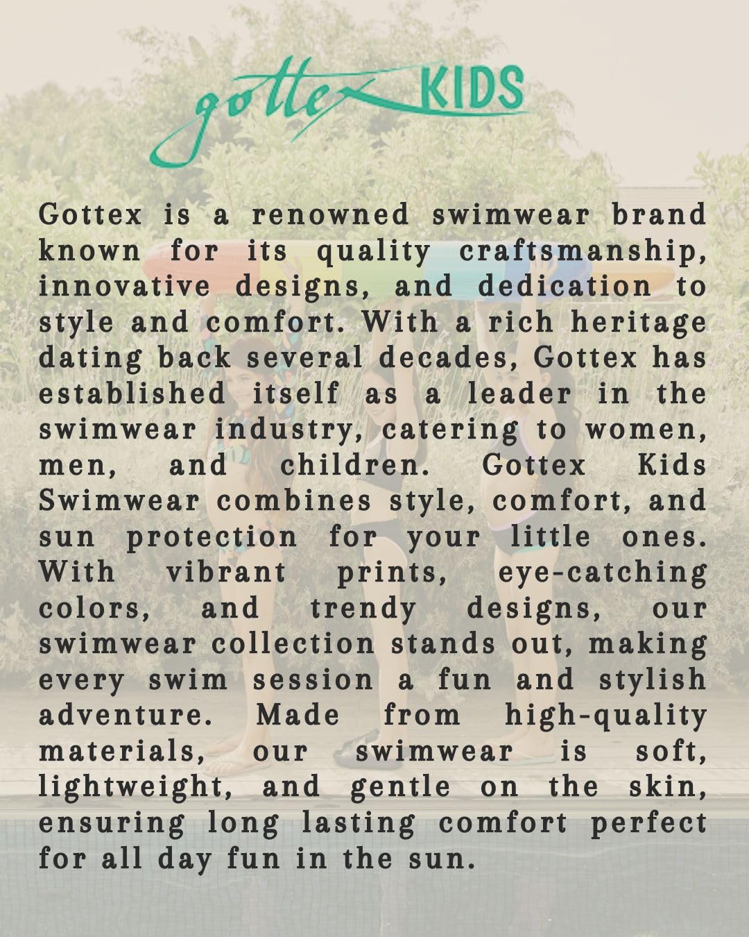 Gottex Boys' Boys 2 Match Drawstring Swim Shorts - Image 4