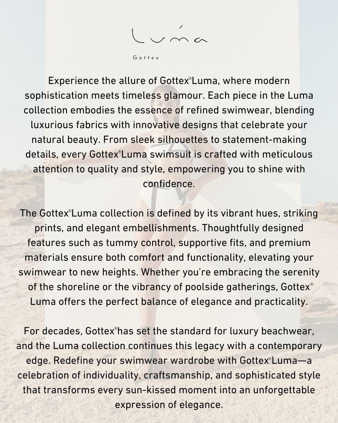 Gottex Luma High End V Wire Insert Women's Bikini Top - Removable Soft Cups, Adjustable Straps and Front & Back Lining - Image 6