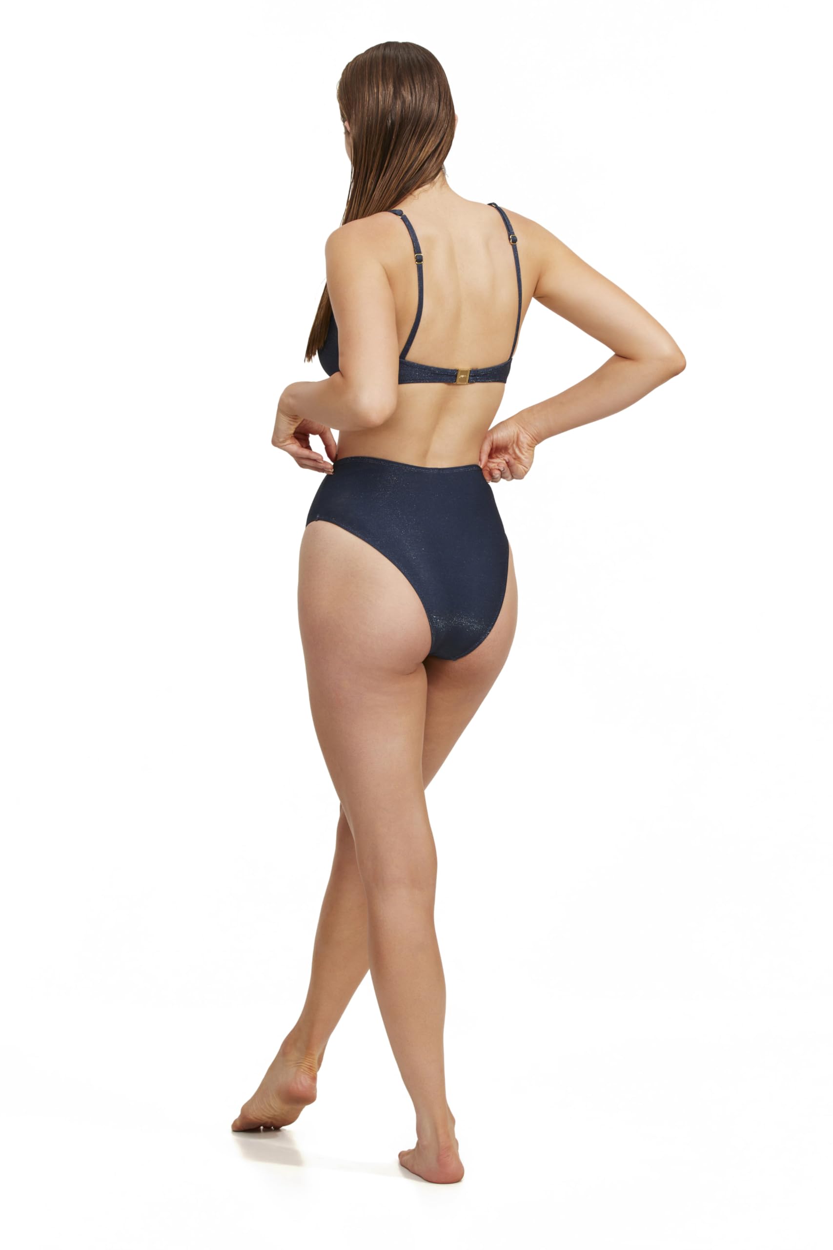 Gottex Luma High End V Wire Insert Women's Bikini Top - Removable Soft Cups, Adjustable Straps and Front & Back Lining - Image 4