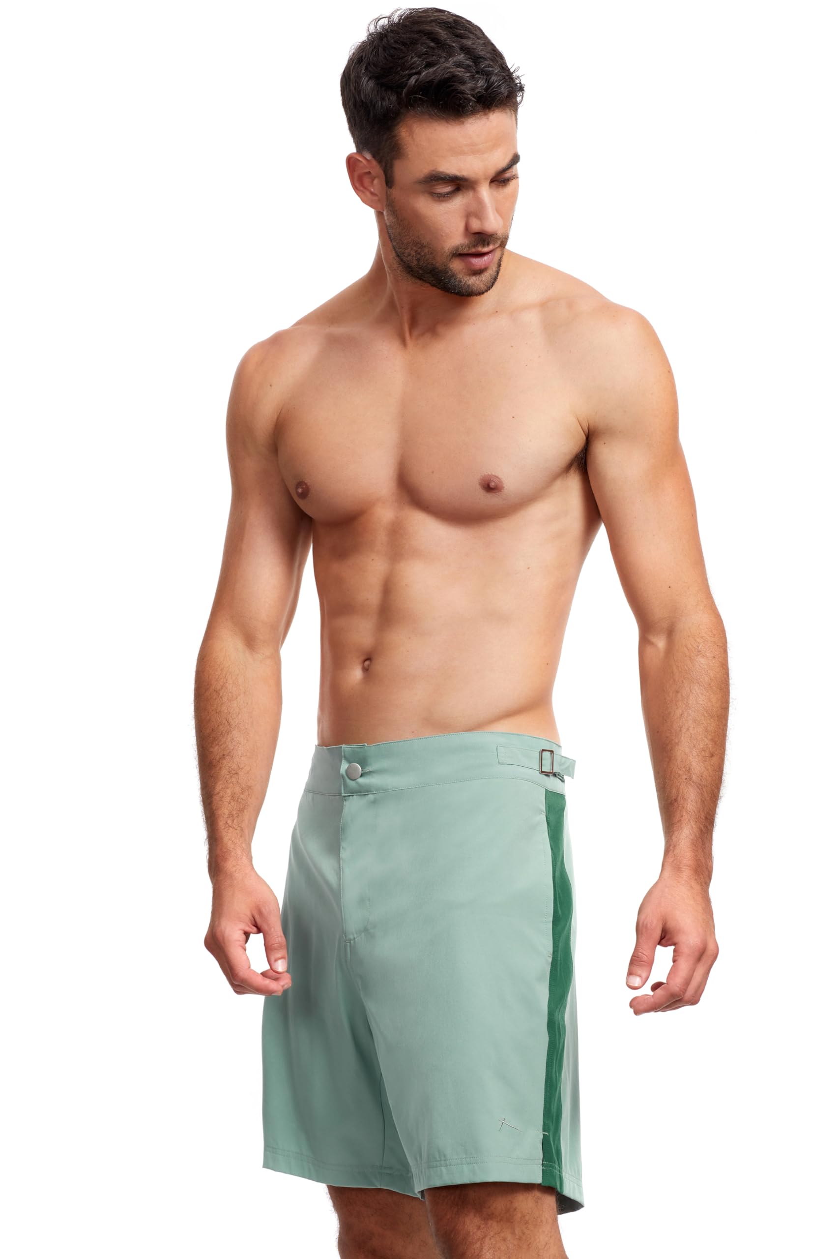 Gottex Men's Standard Vacation Mode 9" Swim Shorts, Green - Image 3