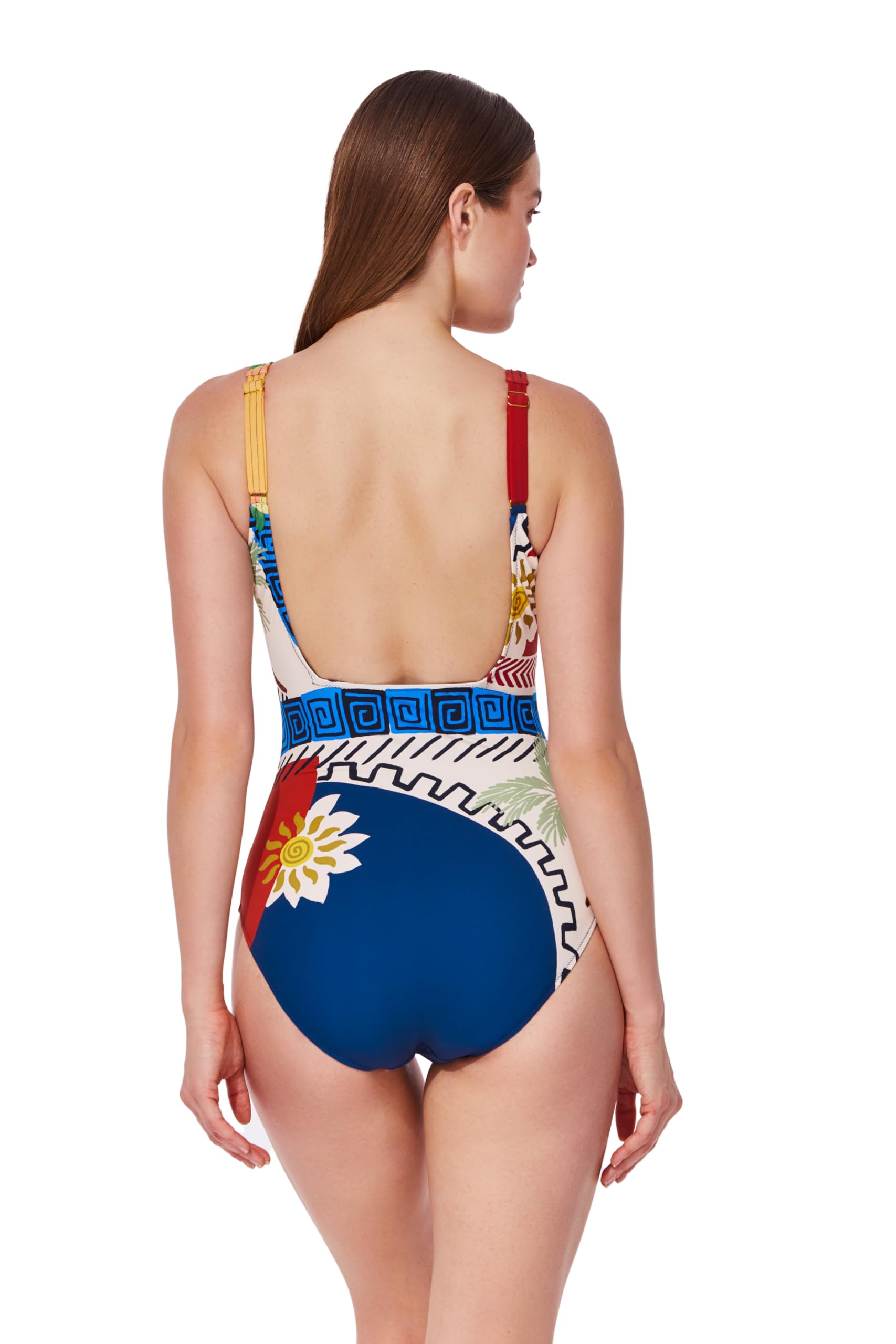 Gottex Scoop Neck One Piece - Removable Soft Cups, Adjustable Straps, Front & Back Lining, Classic Bottom Coverage - Image 3