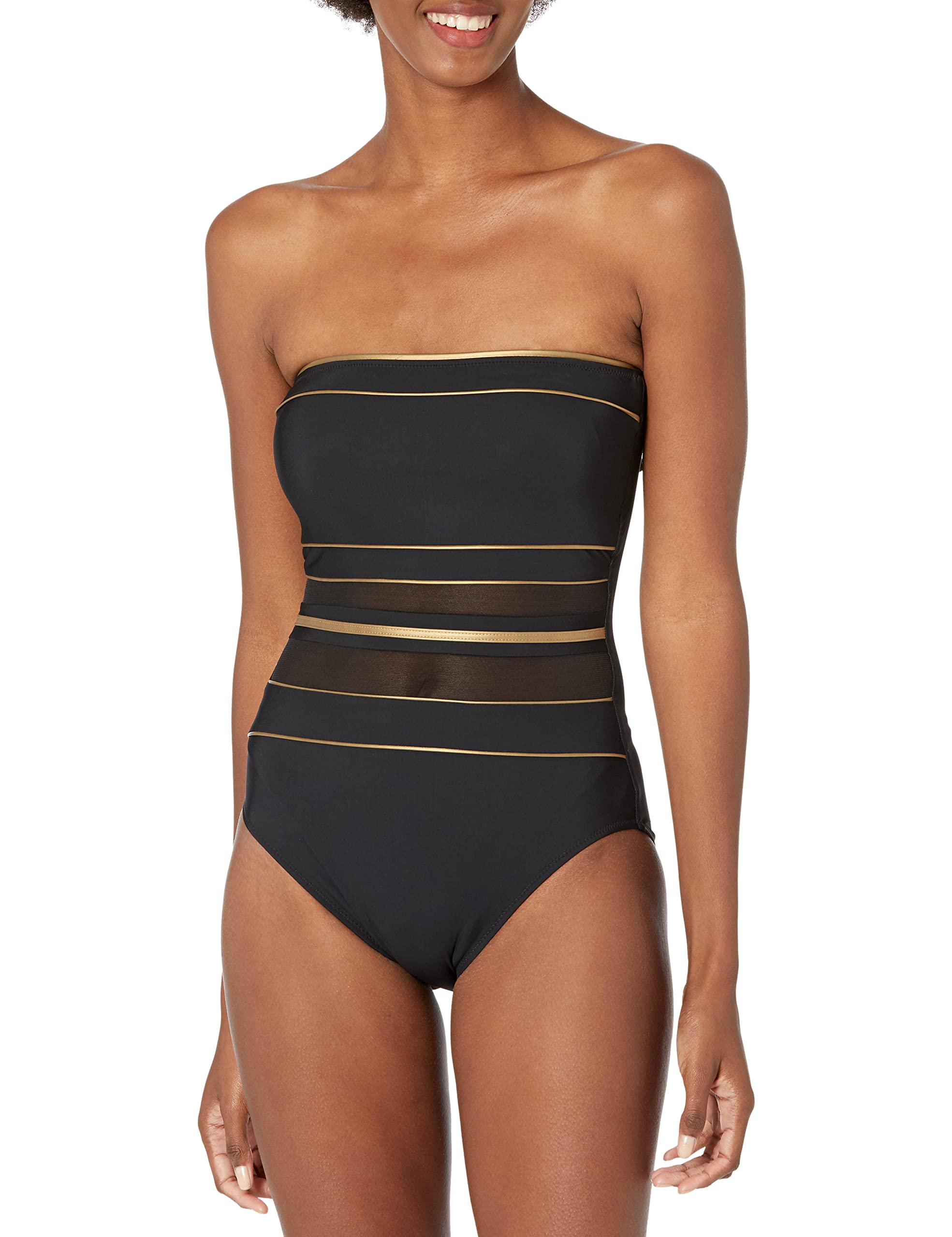 Gottex Womens Onyx Bandeau One Piece - Image 5