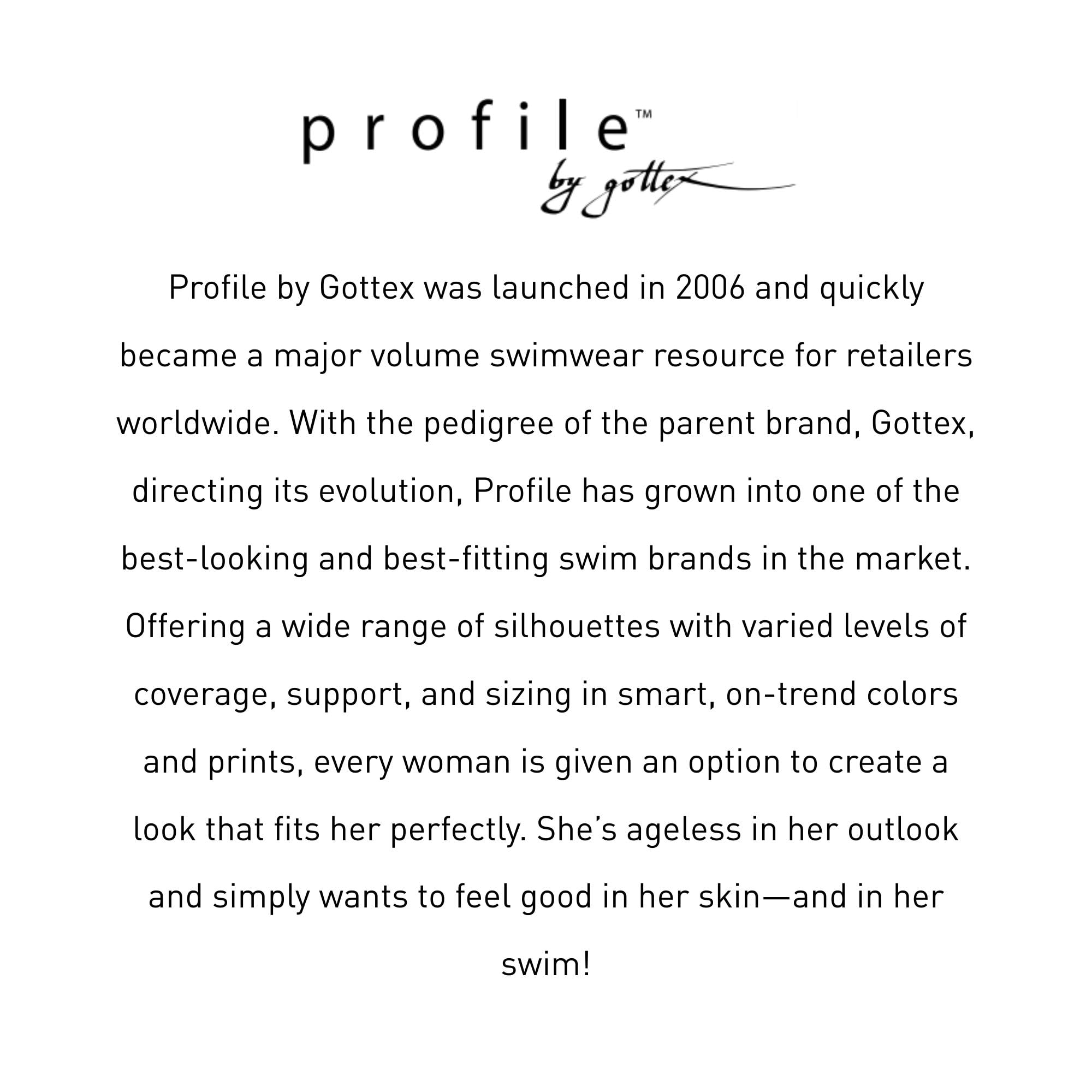 Profile by Gottex Tutti Frutti High Neck Open Back One Piece - Built-in Soft Cups, Halter Hook Closure - Image 6