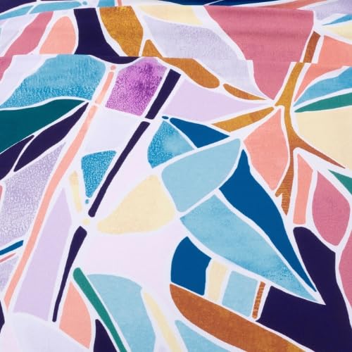 Profile by Gottex Womens Multicolor Tropical Print Pull On Swim Skirt with Bead Detailing Swimwear Bottom Essential - Image 3